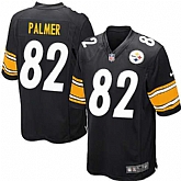 Nike Men & Women & Youth Steelers #82 Palmer Black Team Color Game Jersey,baseball caps,new era cap wholesale,wholesale hats